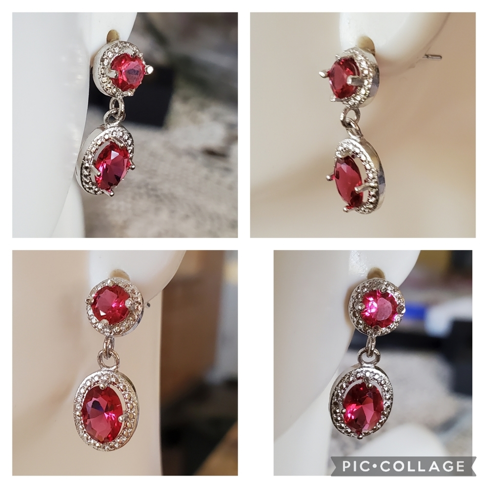 Genuine Ruby Earrings - image 3
